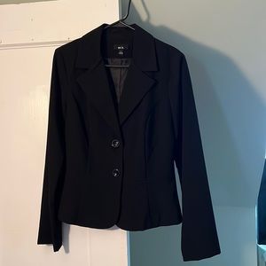Black 2 Button Blazer - Size L - Worn Once If Ever
